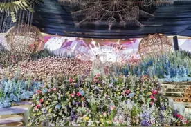 柬埔寨富婆婚礼“壕”气，现场犹如天堂图片