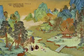 当代山水画家张林荣，画风文雅，意境深远图片