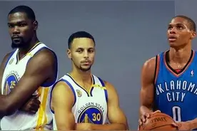 杜兰特:哈登威少非常全面，欧文是得分手，库里是超级射手。图片