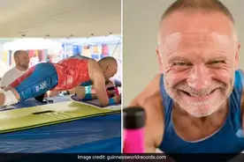 9小时38分47秒！捷克牛人平板支撑刷新吉尼斯世界纪录图片