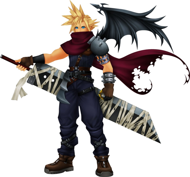 忧郁男神帅炸！《FF7重制版》克劳德王国之心外观mod