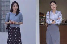 穿半身裙时，搭什么鞋子才够洋气又好看？瞧小白鞋和低跟鞋的区别图片