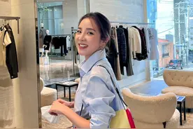 38岁韩国女星朴山多拉，37公斤体重的日常穿搭，身材意外的丰满图片