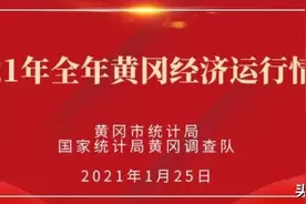 重磅！2021年全年黄冈经济运行情况图片