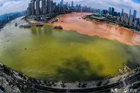 重庆两江交汇处“鸳鸯锅”奇观从何而来？水文部门答疑图片