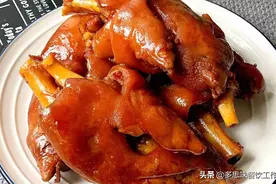 教你10种家常猪蹄的做法，颜色红亮软糯入味，肥而不腻越嚼越香图片