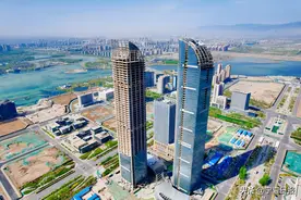 银川绿地中心（双子塔）项目加速推进图片