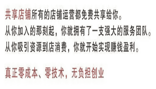 共享店铺能为你带来什么让共享合作伙伴给你打工(共享店铺998)