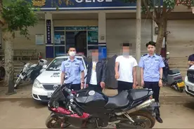 弥勒：两男子试驾6万元的摩托，骑着跑了...图片