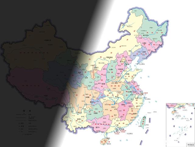我国各季节晨昏线以及各时间各地黑夜白昼分布图
