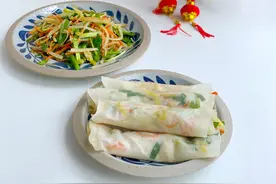 立春做春饼，教你最简单的方法，张张薄如蝉翼，筋道又柔软图片