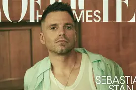 “冬兵”塞巴斯蒂安·斯坦时尚杂志大片，短发胡茬满屏荷尔蒙图片