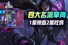 云顶之弈：版本最强吃鸡1星即锁！名流牵狗运营之王图片