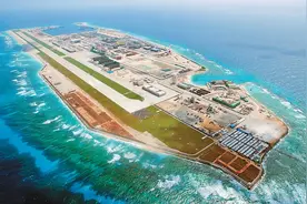 大量工程船前往南海，中国开启新一轮填岛，又一艘不沉航母将建成图片