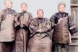 老照片：1878年在甘肃拍摄的清朝女子，被韩军俘虏的北越女游击队图片