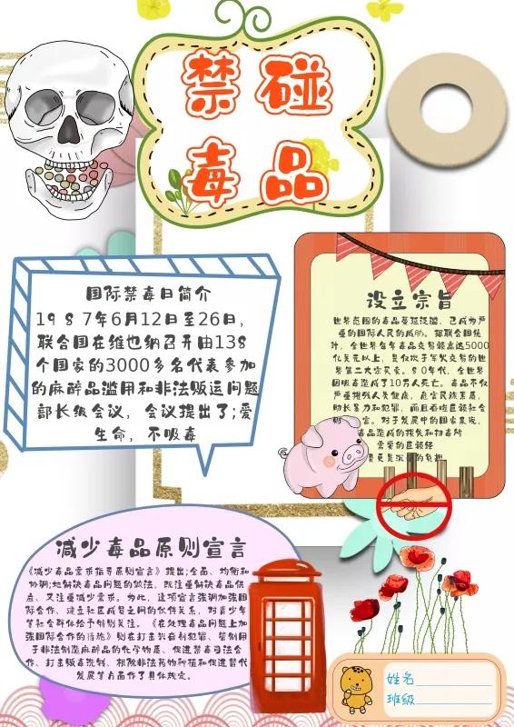 手抄报—安全教育文字版