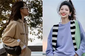 秋天卫衣怎么穿？除了不搭小脚裤，这“3种”下装都可以，特时髦图片