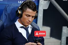 C罗ins粉丝突破6亿！成为该社交平台首个粉丝破6亿的人图片