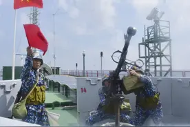 不自量力！越南巡逻舰差点撞上我海警船！中国海警绝对能保护南海图片