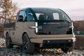新车 | 配608马力四驱系统，皮卡变形，Canoo推出纯电动轻型战术车图片