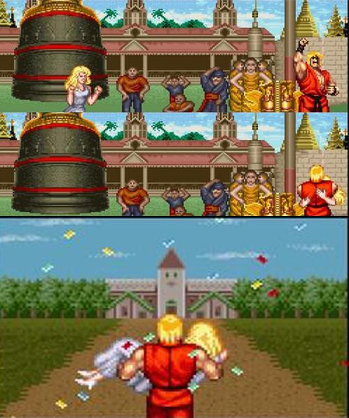 《街霸2》移植到MD和SFC平台后，效果和街机版区别太大