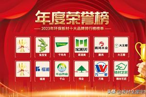 2023年环保板材十大品牌都有哪些呢图