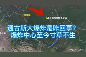百年通古斯，爆炸中心至今寸草不生图片