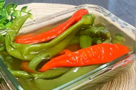 处暑，教你一个泡辣椒做法，香辣脆爽，实在太费米饭了图片