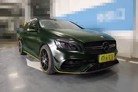 30万捡漏17款奔驰A45，两厢钢炮名不虚传，客户：这车况，我要了图片