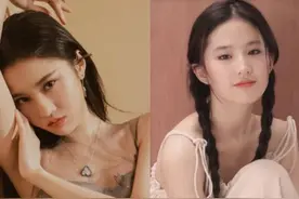 小邱淑贞、小张柏芝，小明星碰瓷大美人，有人名符其实，有人辣眼图片