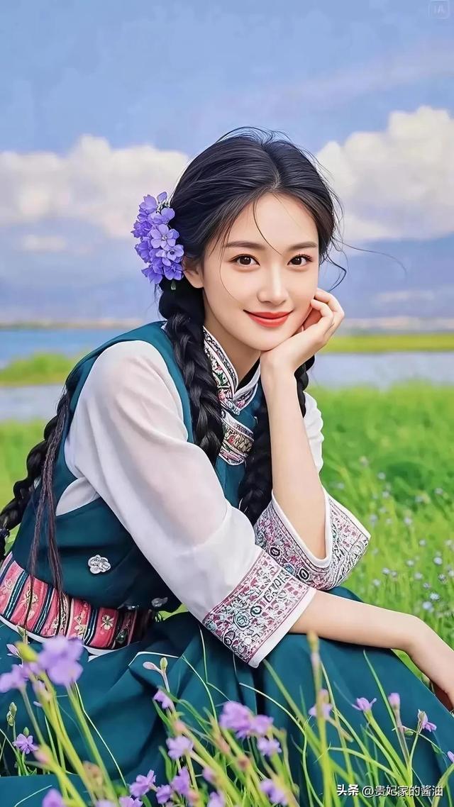 美眸清澈花容月貌