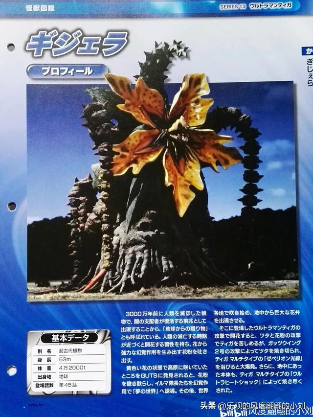 迪迦奥特曼怪兽图鉴大全