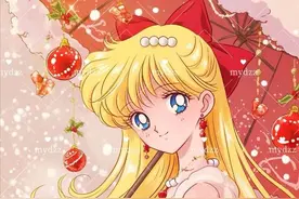 美少女战士爱野美奈子 Sailor Venus圣诞女神插画图片