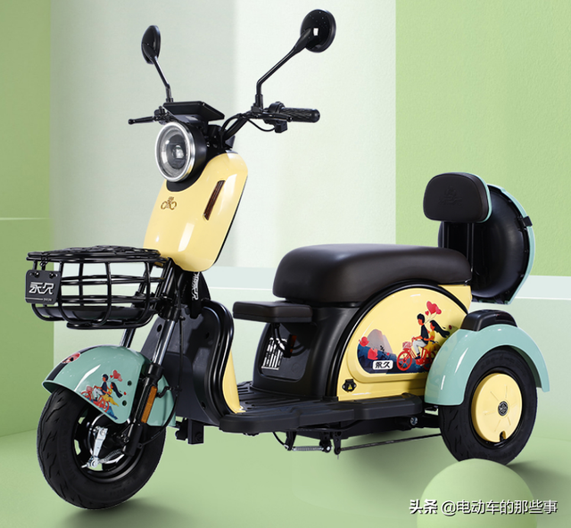 这2款电动休闲三轮车，多种骑行模式，空间大能接2孩，2588元起步