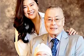 孙颖：41岁嫁给老师刘诗昆，44岁为81岁老公生下女儿，还想拼二胎图片