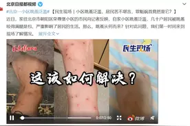 北京居民被跳蚤困扰，21世纪了，咋还会有跳蚤？图片