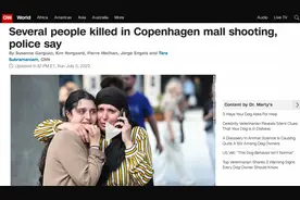 突发！丹麦发生恐怖枪击案，多人死亡图片