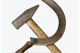 宣扬中国没有工会，煽动羡慕街头政治？看看镰刀和锤头是谁的标志图片