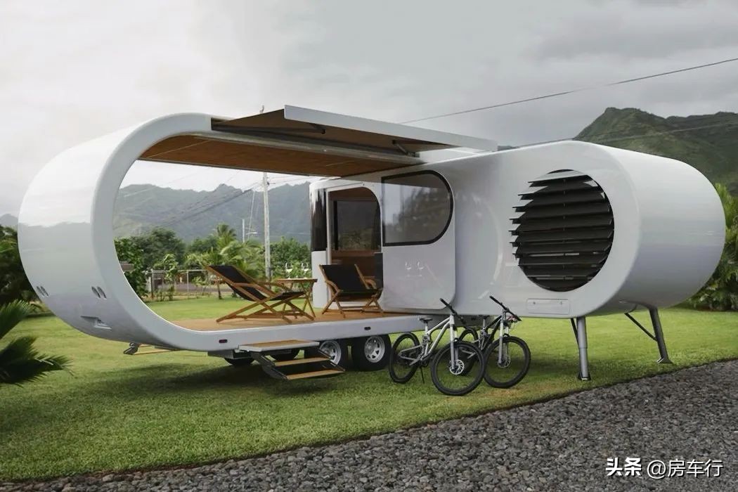 国产拖挂式房车那家强_Romotow拖车设计_旋转式拖挂房车