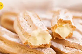 空气感满满的香草闪电泡芙，好吃到停不下来图片