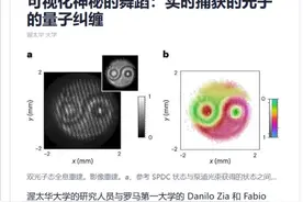 这也太吓人了！科学家拍量子纠缠，竟拍到阴阳太极图？图片