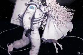 本以为画师画的是可爱玉兔，结果剧情十分诡异，感觉不敢细想啊图片