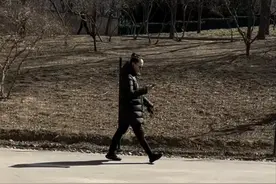 遭前夫暗讽后宋丹丹近况曝光，遛弯健步如飞，打电话声音又脆又响图片