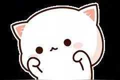 蜜桃猫表情包（三十三）来打打我呀图片