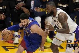 NBA西部决赛掘金客场胜湖人，总比分3比0领先图片