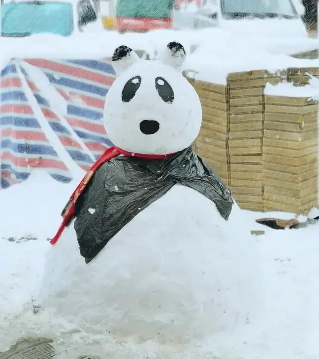 大郑州堆雪人内卷严重，哪个是金奖？全河南的雪人都在这里了