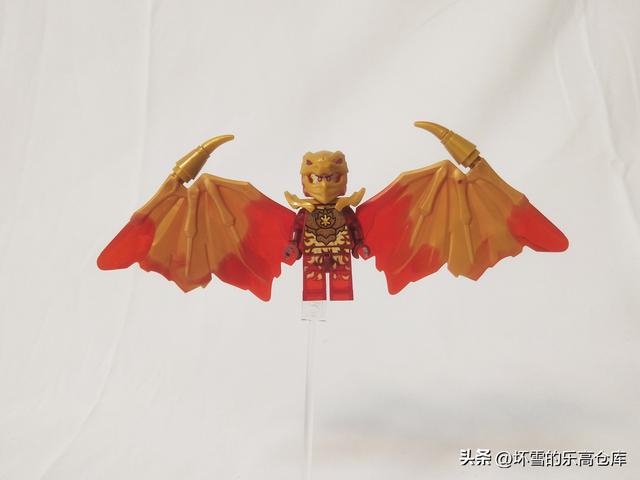 化身成金龙长着翅膀，试玩乐高幻影忍者71769寇的神龙战车