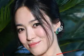 42岁宋慧乔外网生图翻车，法令纹多还地包天，被嘲有点儿凶相图片