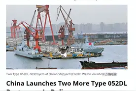 5艘052D即将完工，解放军再启“下饺子”模式，平均每年3艘战舰图片