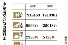库尔斯克战役中，德军苏军战损比为一比二，为何还被批输惨了？图片